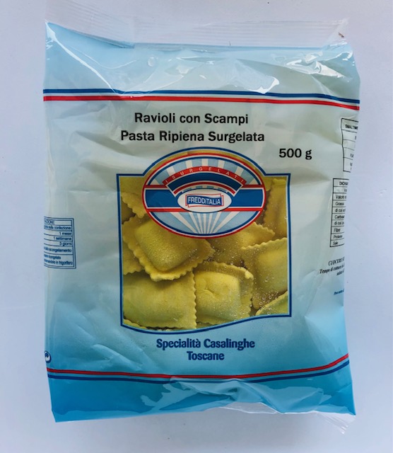 Tortelli agli scampi